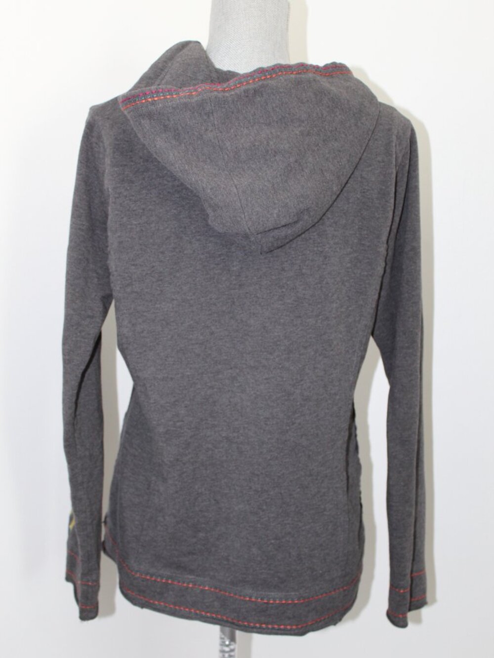 Johnny Was Biya JWLA 3J Workshop Embroidered Hooded Hoodie Zip Front Jacket M - Picture 4 of 5